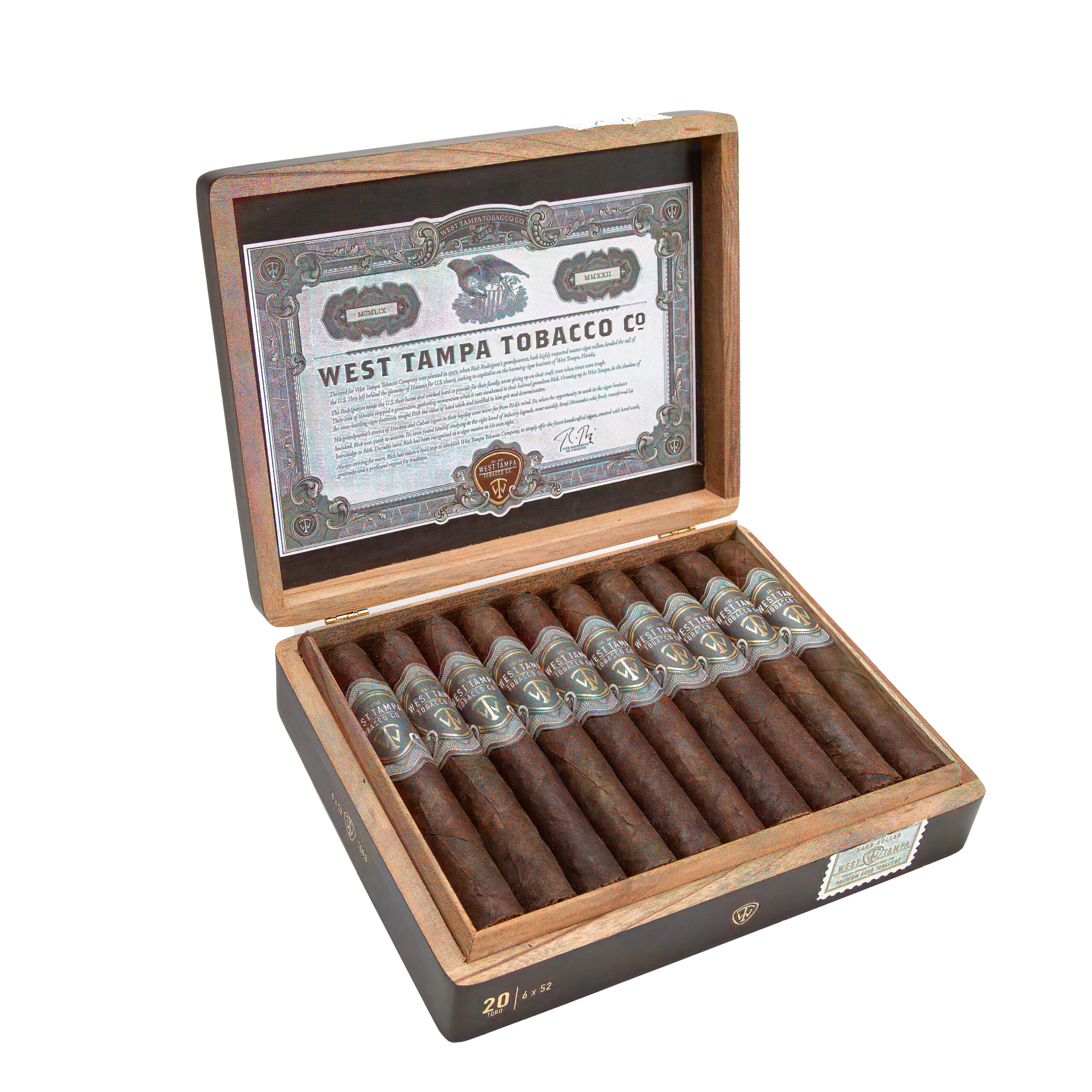 West Tampa Black Toro 6 x 52
