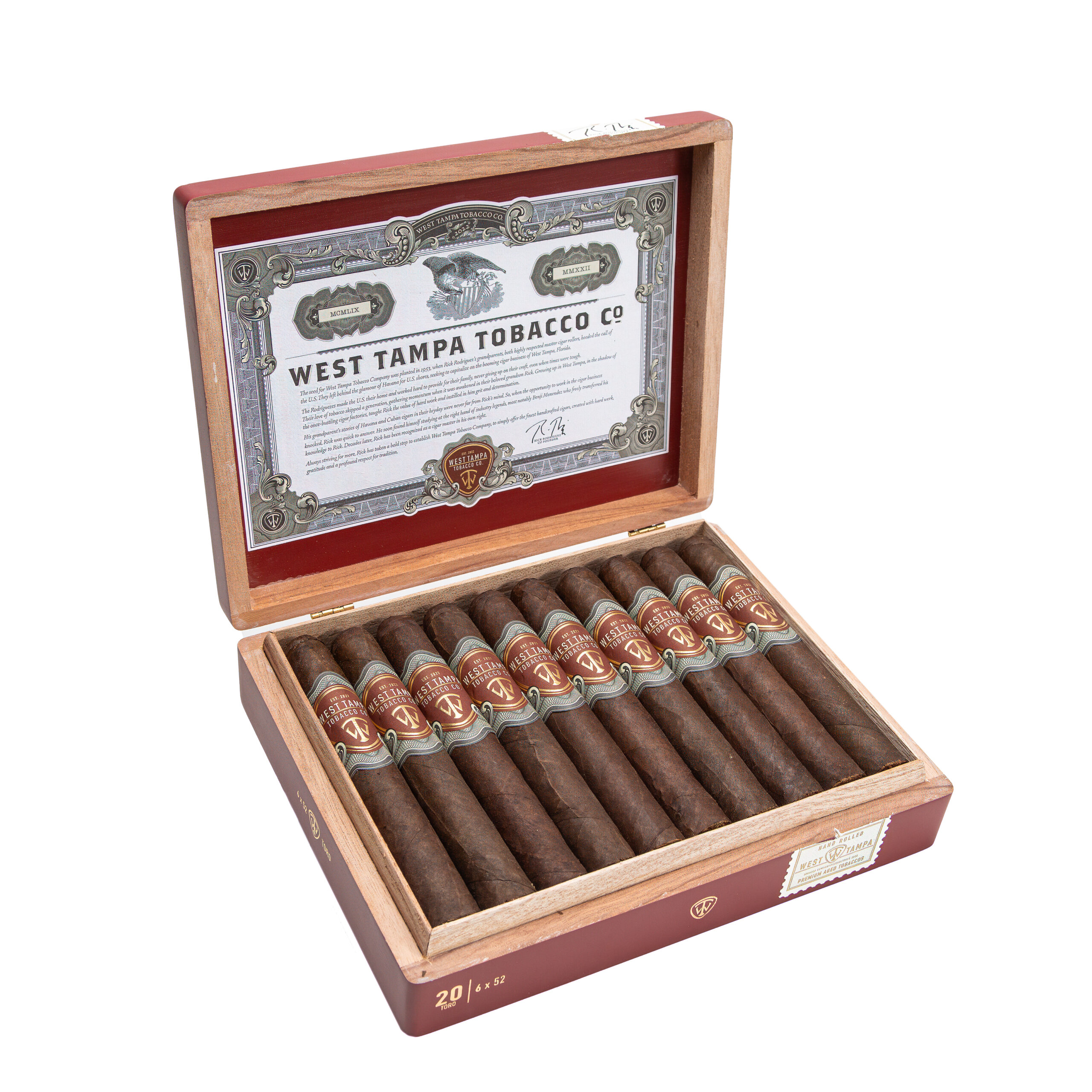 West Tampa Red Toro 6 x 52