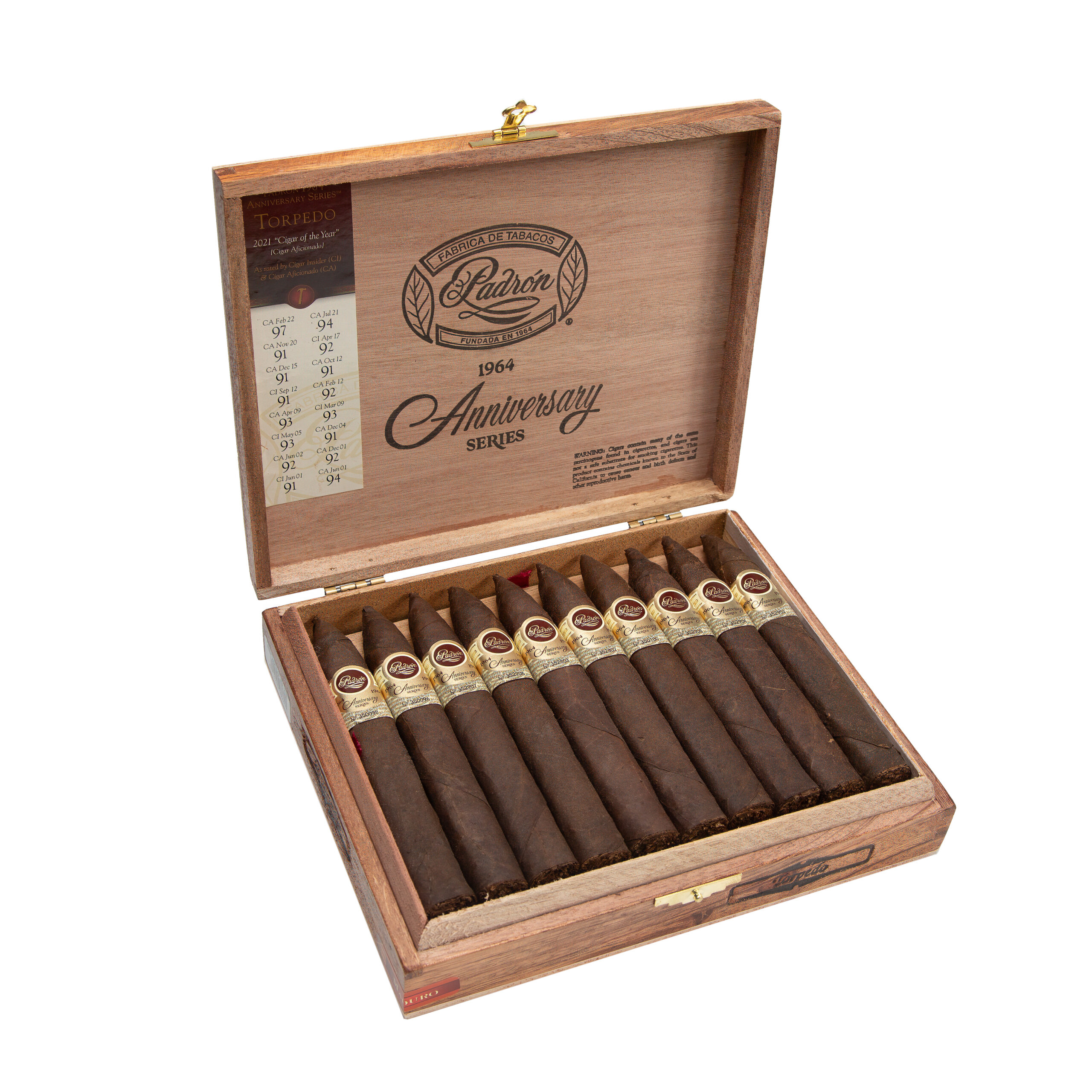 Padron 1964 Anniversary Torpedo