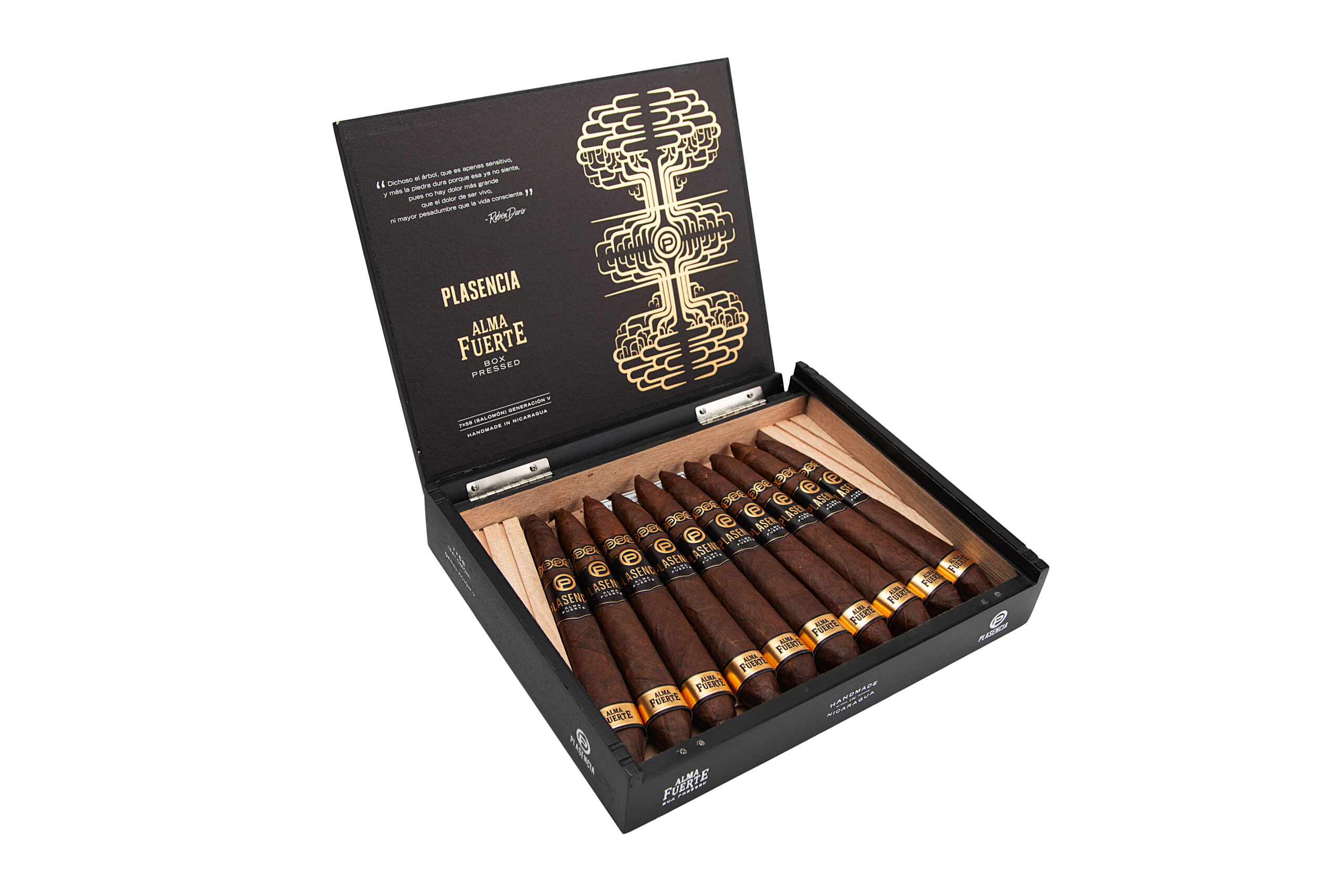 Plasencia Alma Fuerte Generacion V Box pressed Salomon 7 x 58