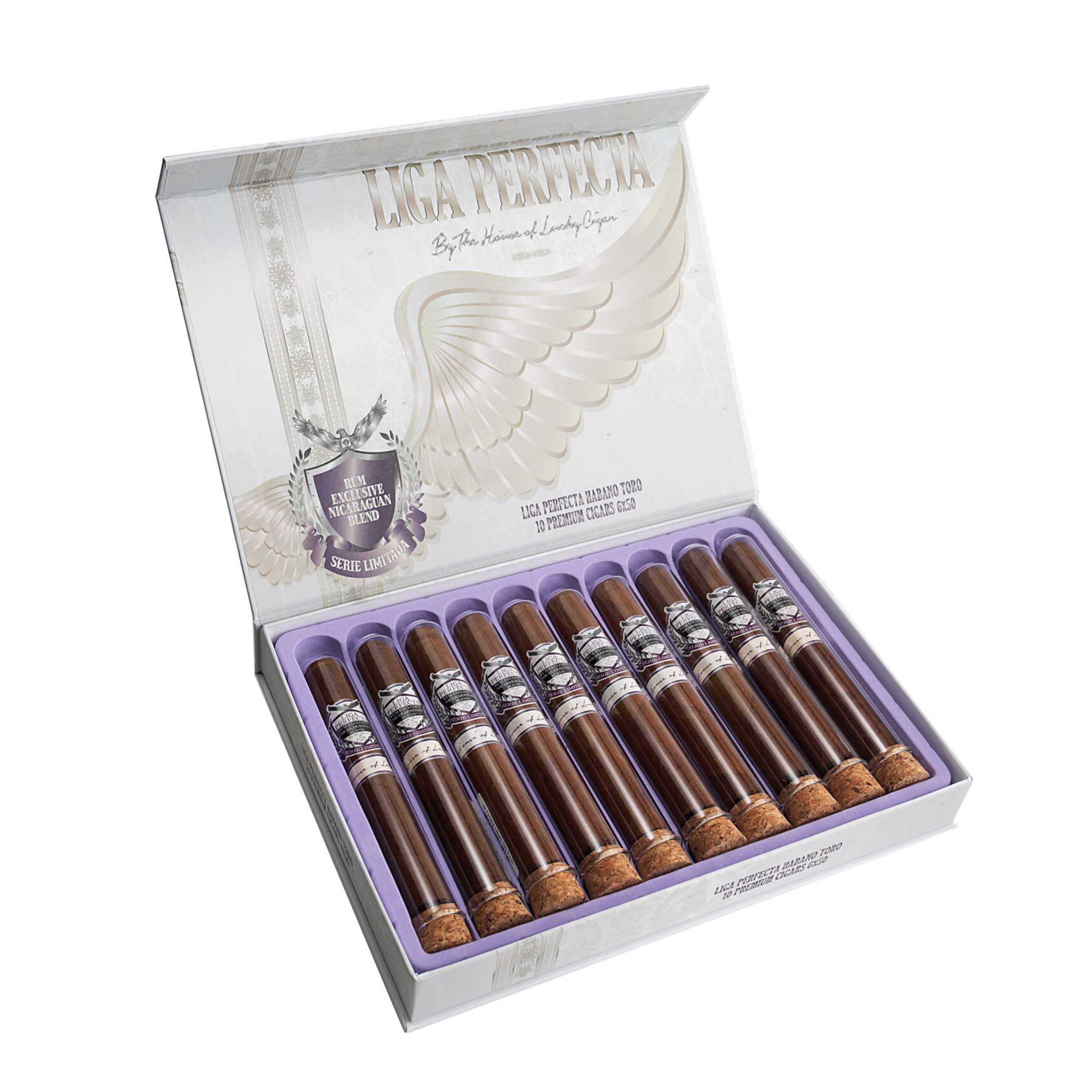 Lucky Cigars Liga Perfecta Habano Toro 6 x 50