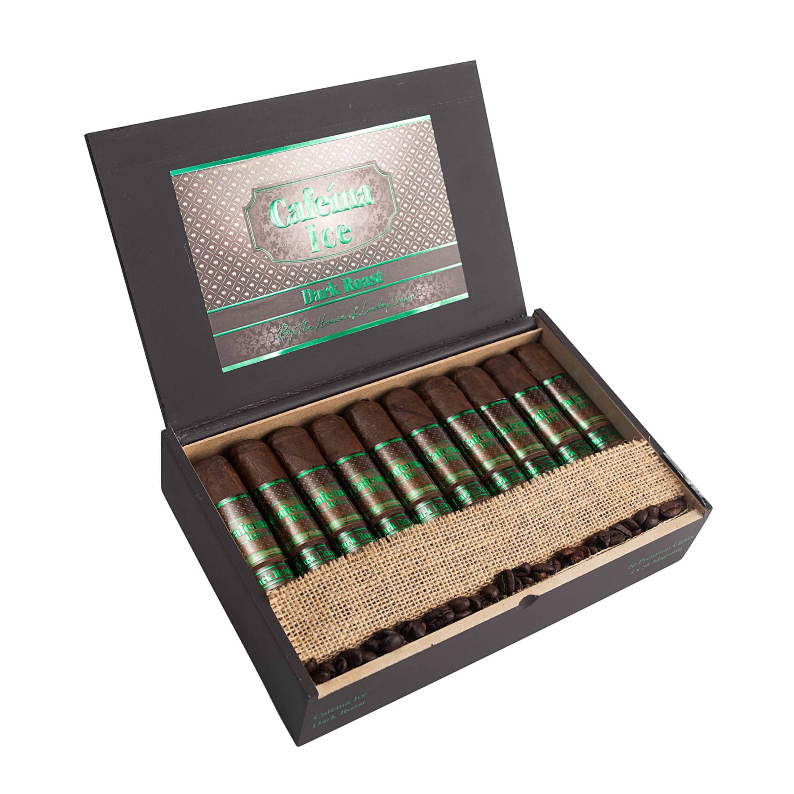 Lucky Cigars Cafeina Ice Dark Roast Magnum 5 x 58