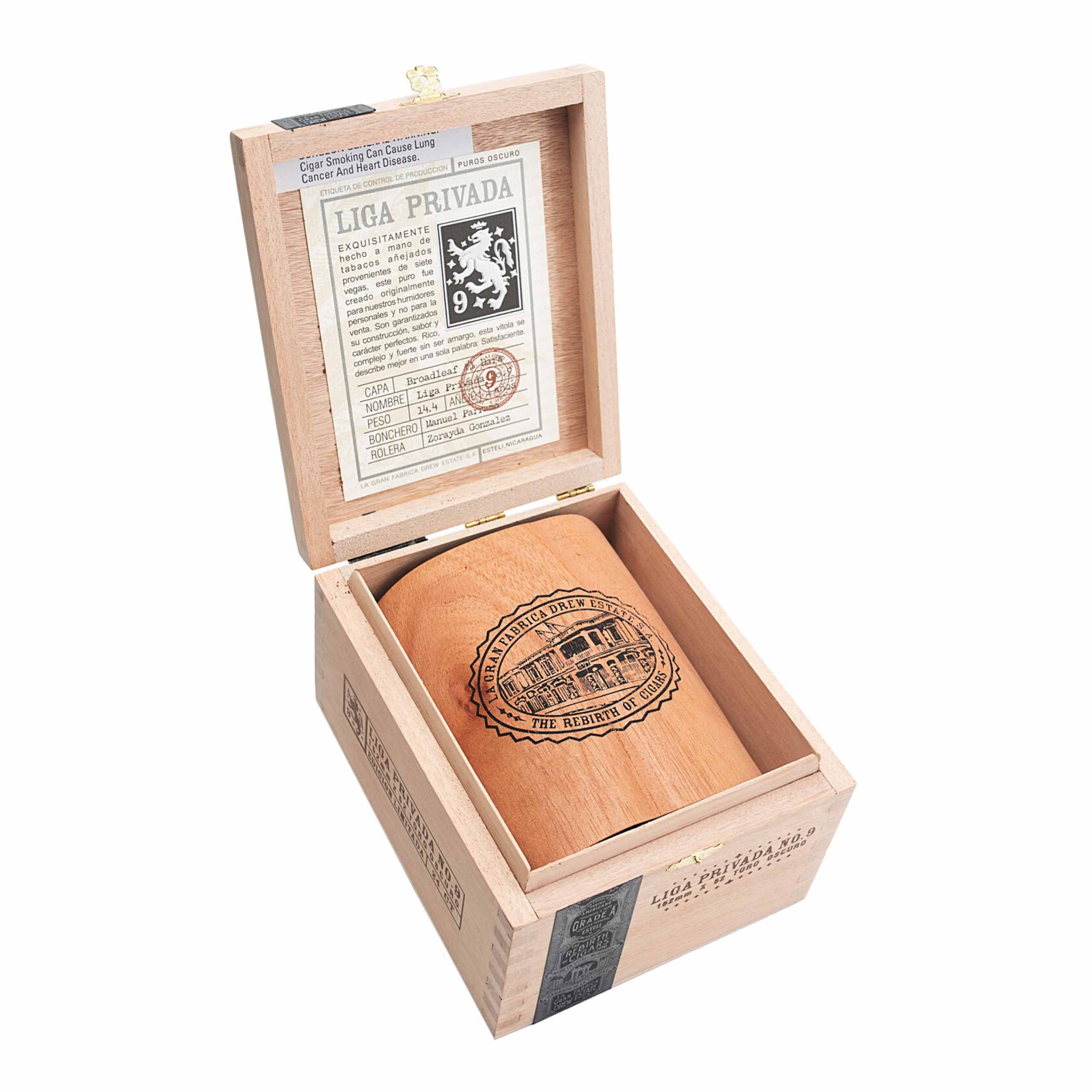 Drew Estate Liga Privada No. 9 | 7 x 54 Corona Doble